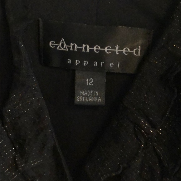 Connected Apparel Black Dress - Picture 3 of 4